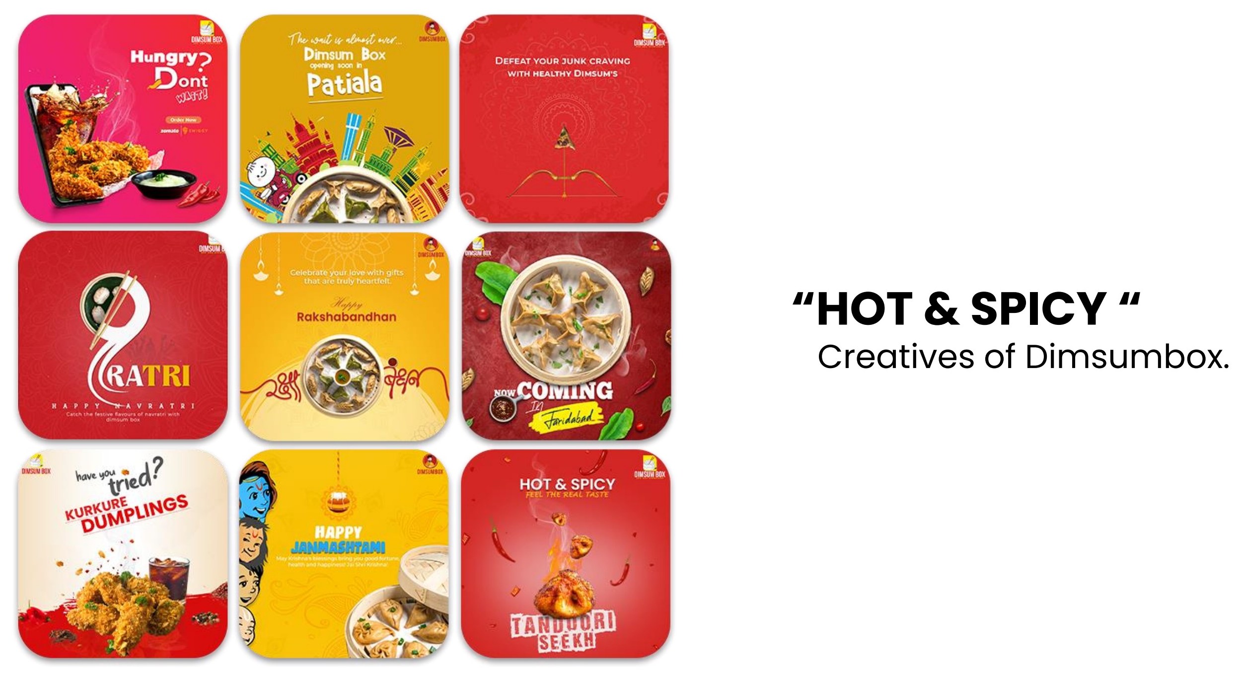Dimsum Box — Hot & Spicy Social Creatives